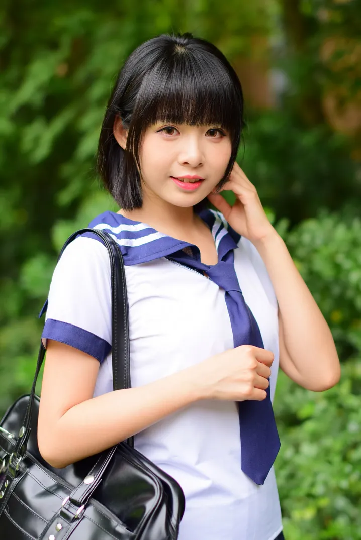 [Mzsock] NO.171 Hailin student uniform street photography#[73P]-25